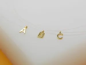 18K Gold Filled Initial Letter Choker O