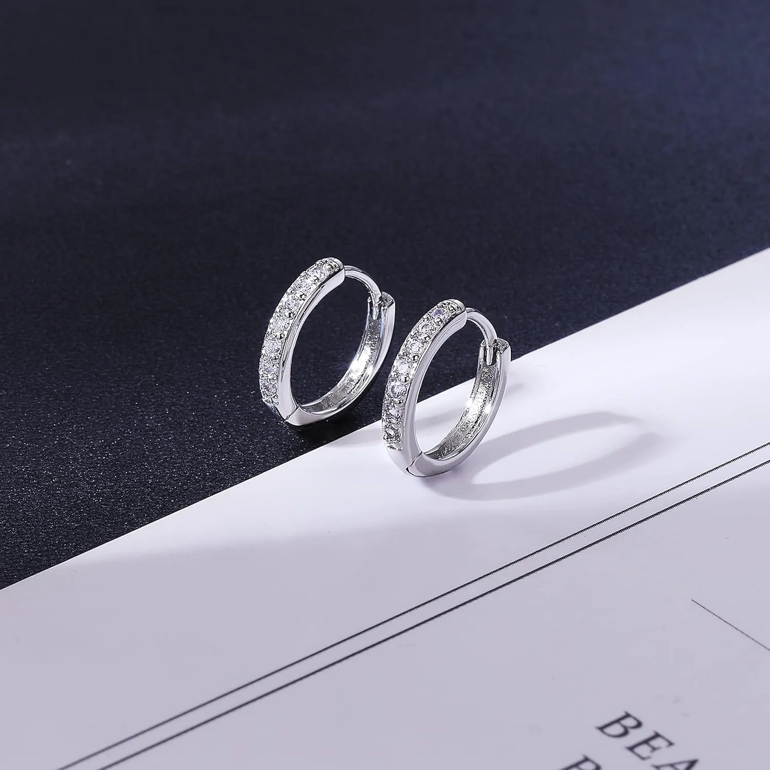 AoedeJ Sterling Silver Hoop Earrings Hypoallergenic Hoop Earrings Set Small Sterling Silver Earrings Hoops Clip On Hoop Earrings for Women Multipack