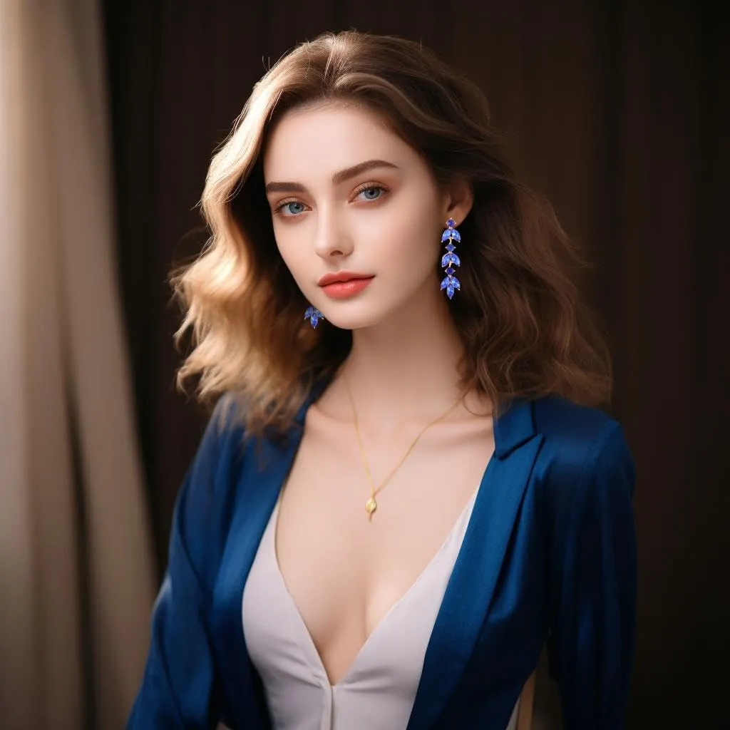 ATIMIGO Elegant Crystal Dangle Wedding Earrings for Brides Sparkly Rhinestone Marquise Drop Dangling Earrings for Women Bridesmaids Prom Formal
