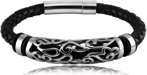 Bracelet Men Bracelets Jewellery Men's Pattern Leather Bracelet Classic Hand Woven Single Layer Leather Bracelet