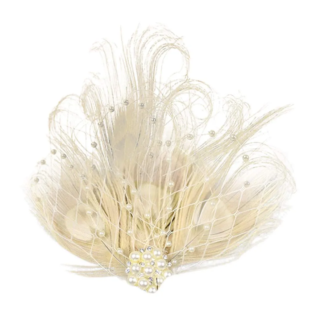 Brooch for Tea Clip Fascinators Party Wedding tea party fascinators for women Hair Headband tea party fascinators for women