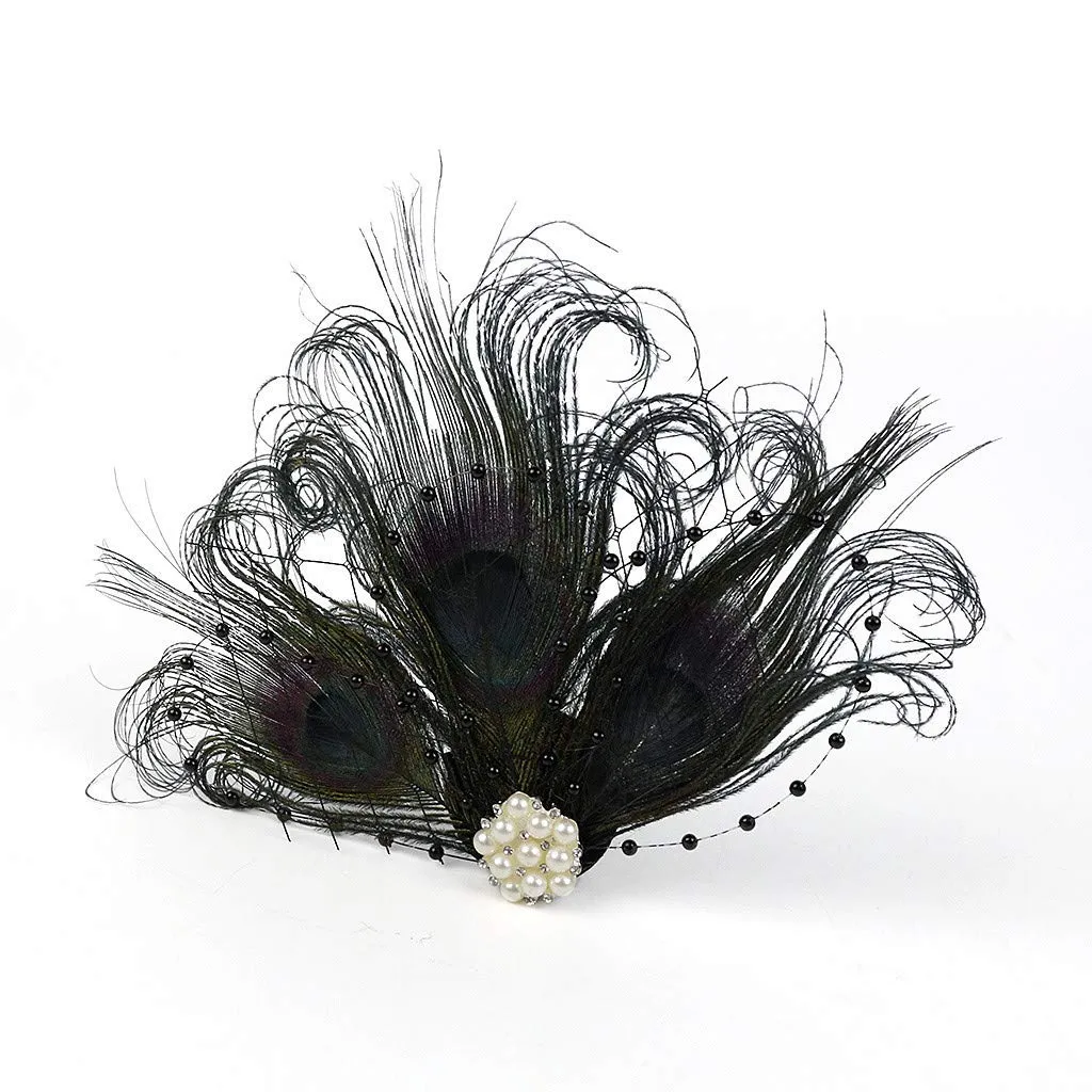 Brooch for Tea Clip Fascinators Party Wedding tea party fascinators for women Hair Headband tea party fascinators for women