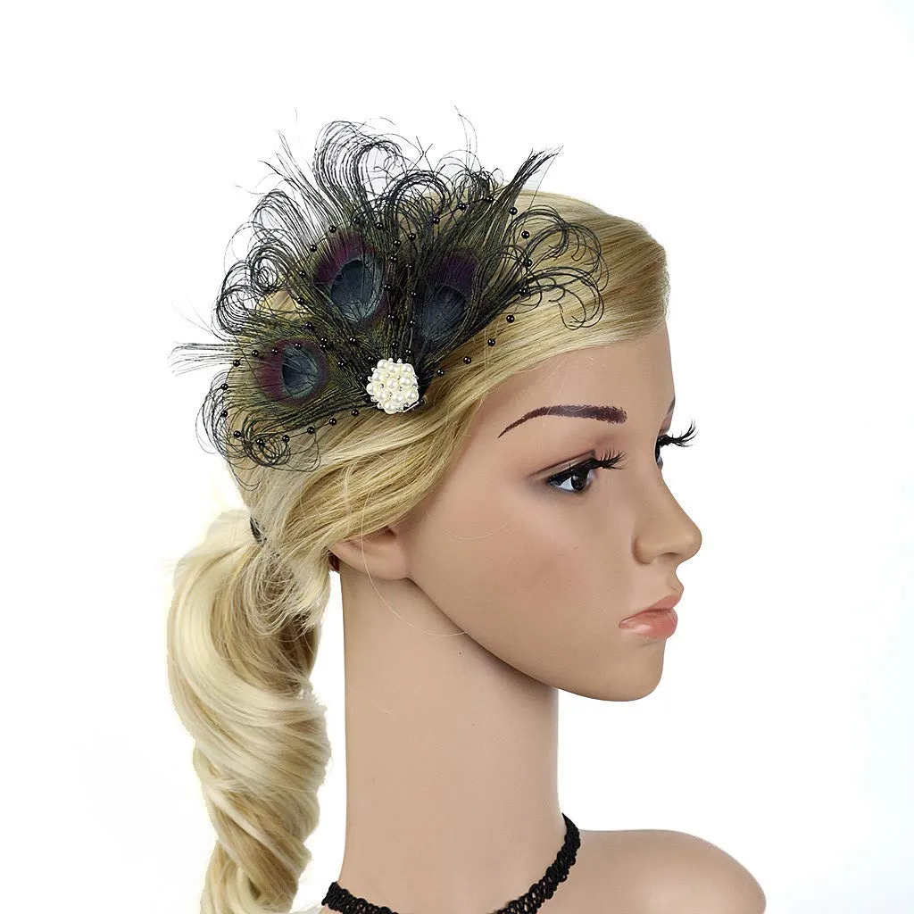 Brooch for Tea Clip Fascinators Party Wedding tea party fascinators for women Hair Headband tea party fascinators for women