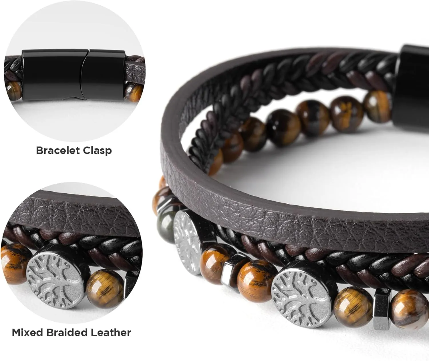 DUGRAFT Bracelets for Men Wrist Bracelet Gift for Men