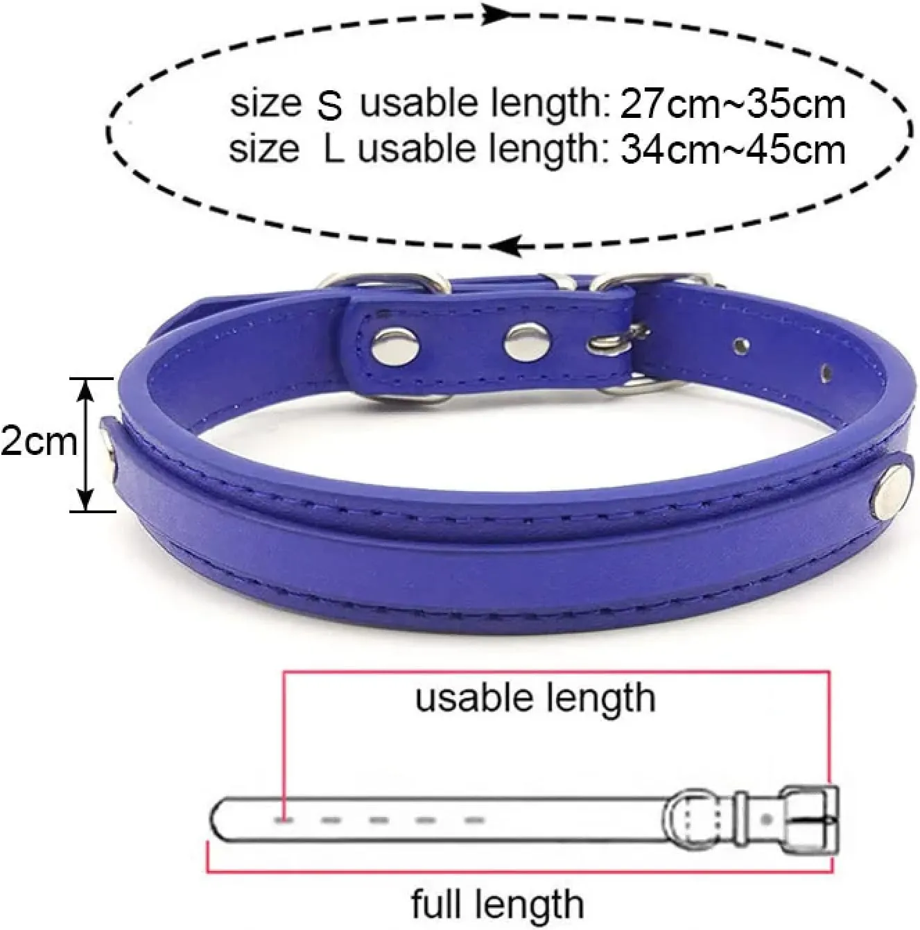 Fashion Personalised Name Leather Choker For Women - Sexy Royal Blue Rhinestone Letters Diy Necklace Punk Rock Gothic Custom Letters Collar Necklaces Cosplay Jewellery