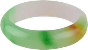 Fengshui Natural three Color Yellow White Green Jade bracelet