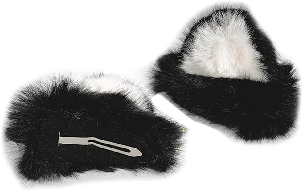 Girls Hair Clips Lovely Barrettes Animal Ear Stereo Hairpin Metal Snap Hair Clips Cartoon Design Hairpins for Kids Pets