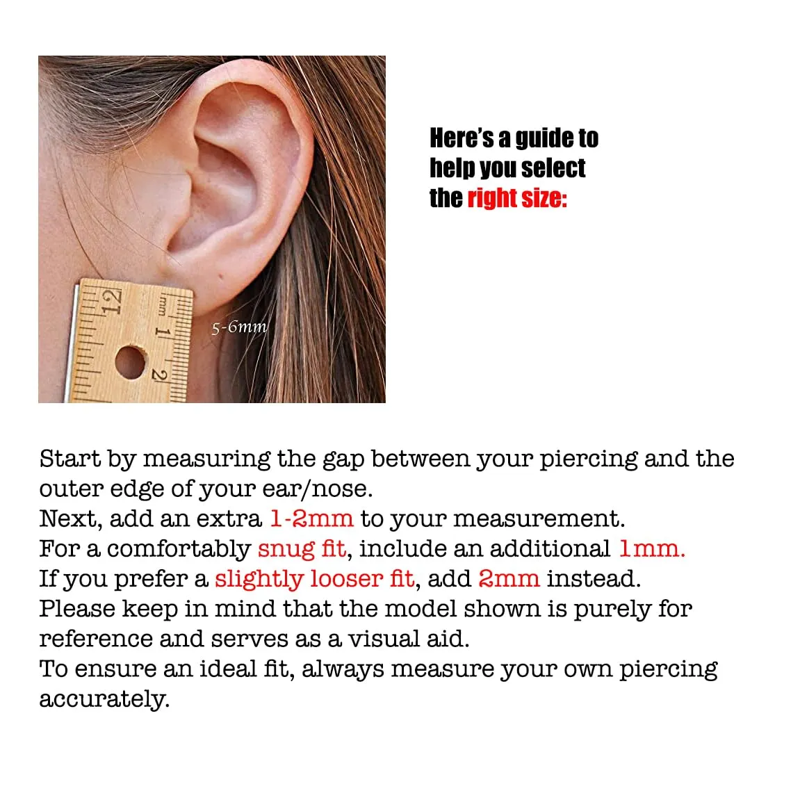 Gold, Sterling Silver Tiny Thin Hoop Earrings for Women Cartilage Nose Septum Helix Tragus Rings Multiple Piercing Jewelry, Hypoallergenic (7mm | 24 GA, 14K Rose Gold Filled)