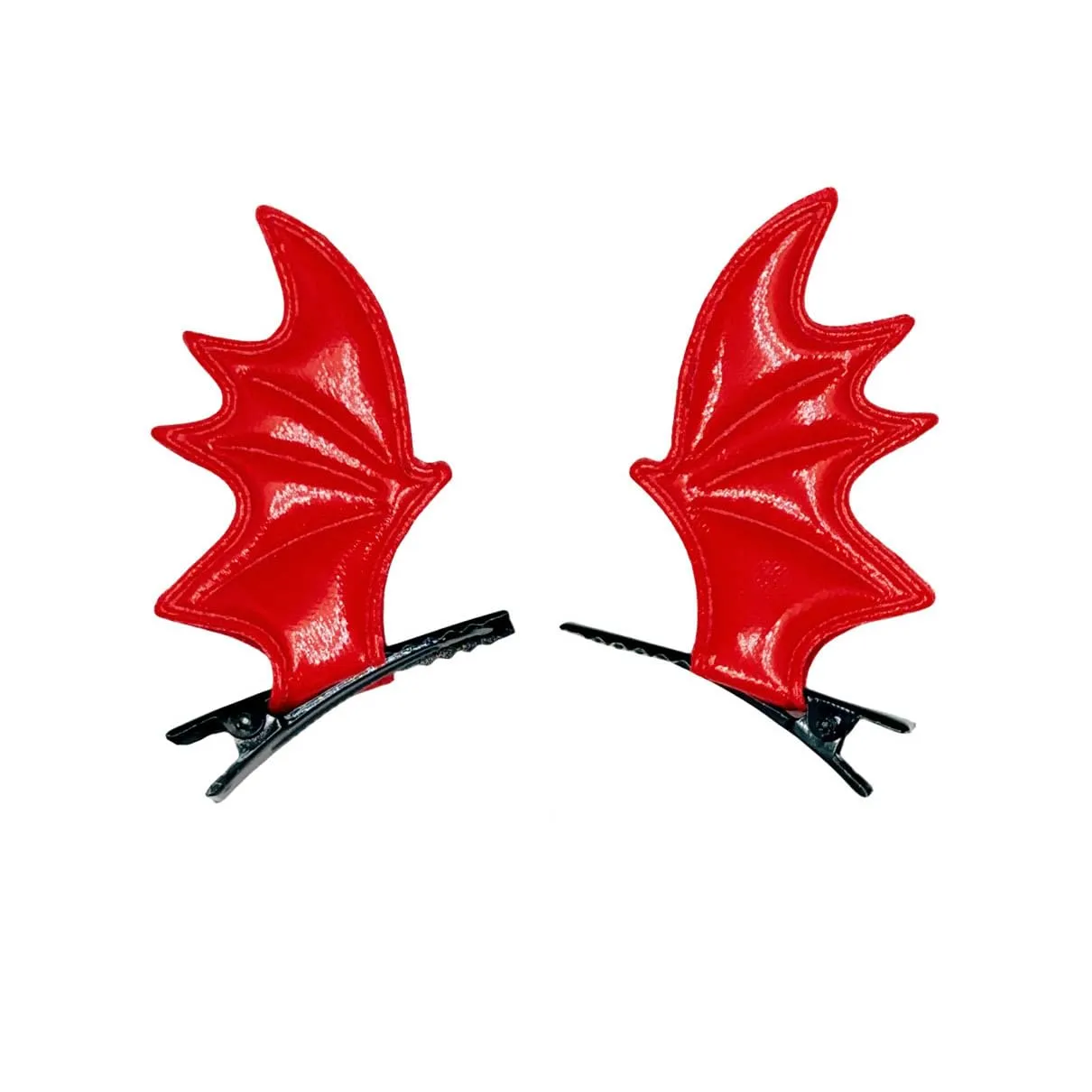 Halloween Black Wing Hair clips pins Bat Wing Hairclips Girls Hairpings Halloween BDH01 (Set F)
