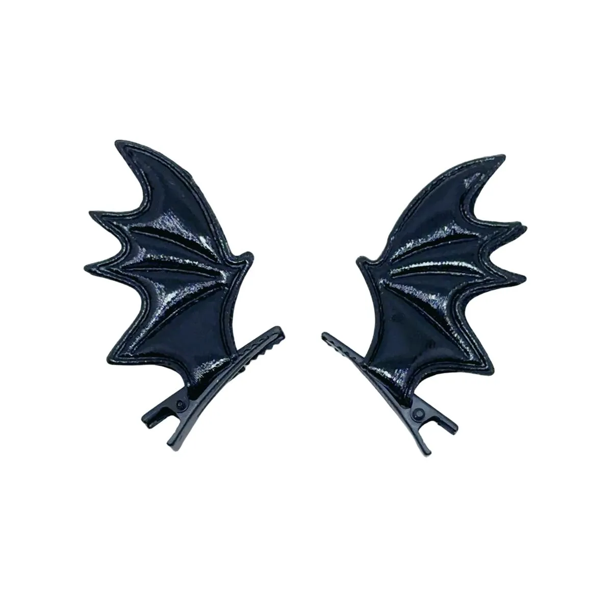 Halloween Black Wing Hair clips pins Bat Wing Hairclips Girls Hairpings Halloween BDH01 (Set F)