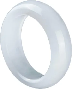 Jade Ring- Natural Green/White Hetian Jade, Green Jade Rings for Women Men, Jade Jewelry Crafts Gifts for Women(Ring Size:5-12)