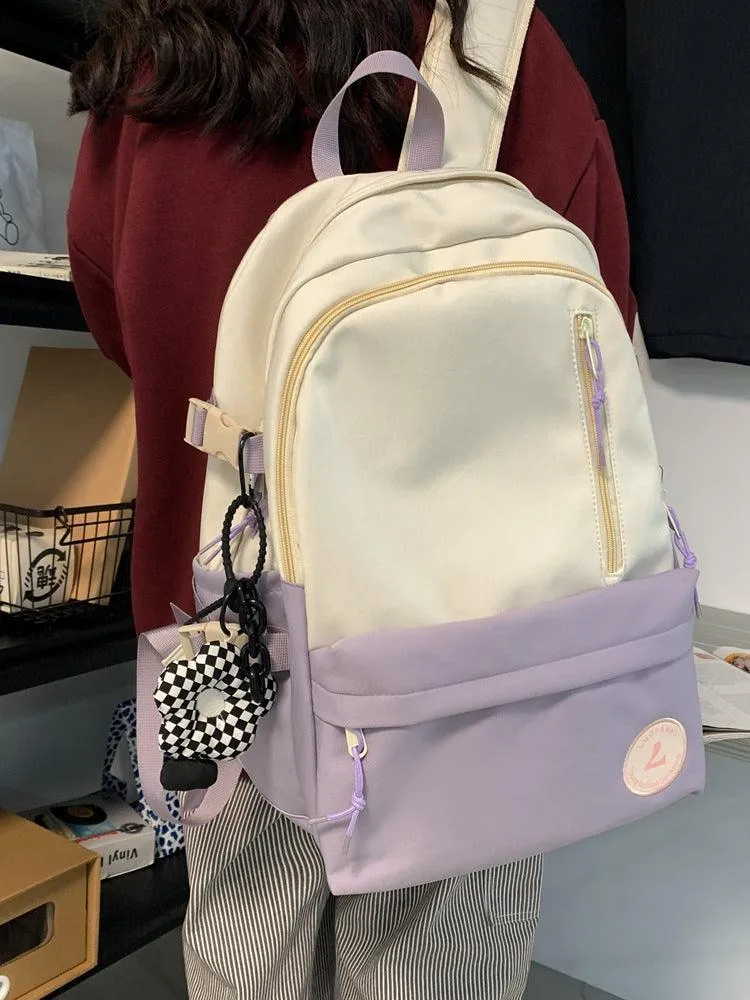 Large Capacity Schoolbag Student Minimalist Versatile Backpack
