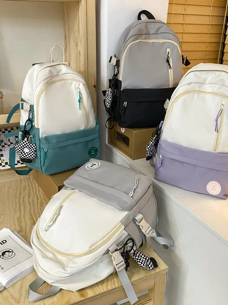 Large Capacity Schoolbag Student Minimalist Versatile Backpack