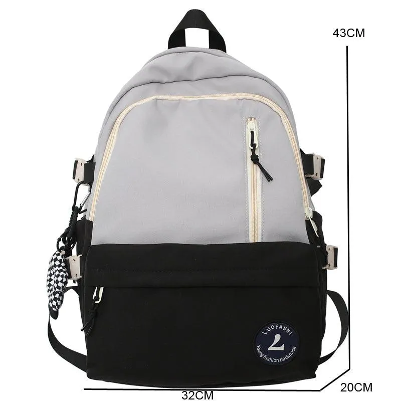 Large Capacity Schoolbag Student Minimalist Versatile Backpack