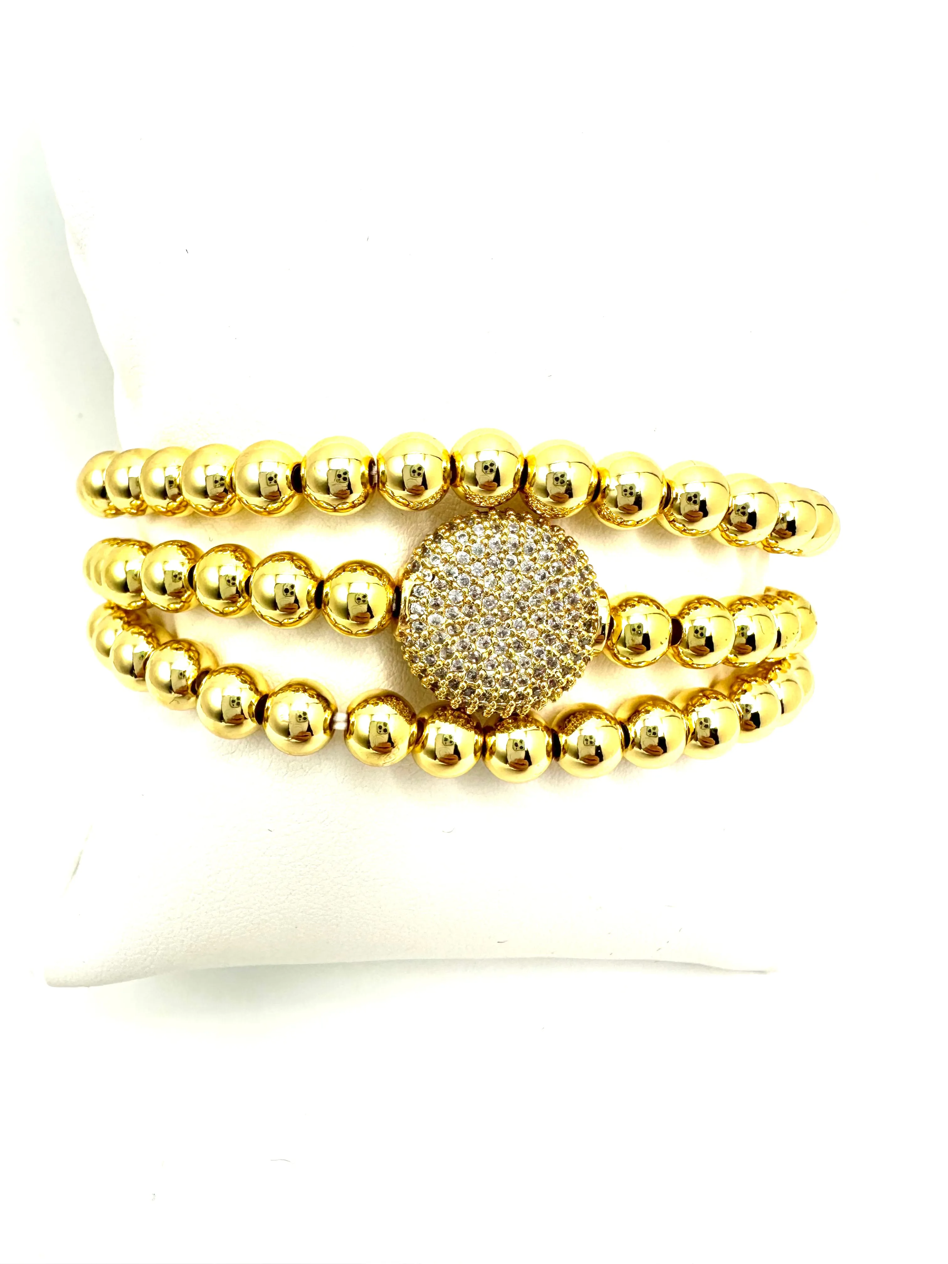 Large Pave Disc Stack