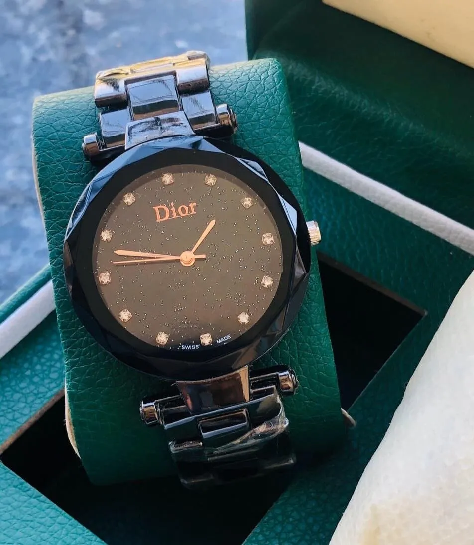 Luxurious Women Elegant Wrist Watch, Stainless Steel Analog Watch, Classic Watch for Women, Ladies Fashionable Watches