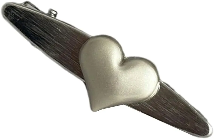 Matte Heart Hair Clips No Bend Hair Clips Duckbill Clip Styling Hair Barrettes for Women Girls Hair Accessories