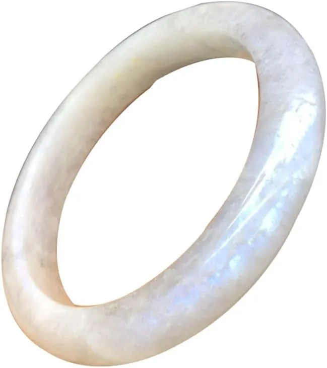 Natural Blue Moonstone Bangle 58-62mm Fengshui Fashion Jade bracelet For Women Genuine