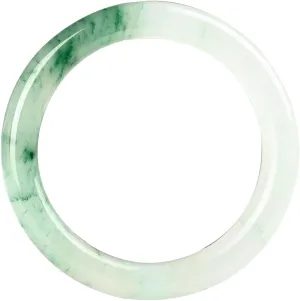 Natural Tianshan Cui Floating Flower Round Strip Bangle 58-62mm Fengshui Jade bracelet For Women Genuine 2