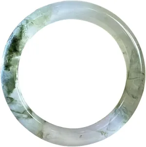 Natural Tianshan Cui Ice Seed Floating Cui Bangle 58-62mm Fengshui Jade bracelet For Women Genuine