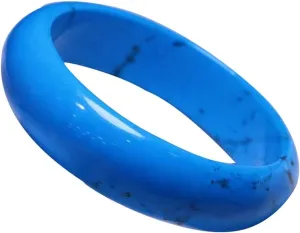 Natural Turquoise Blue Bangle 58-62mm Fengshui Fashion Jade bracelet For Women Genuine 2