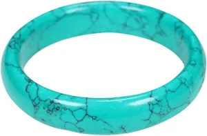 Natural Turquoise Blue Bangle 58-62mm Fengshui Jade bracelet For Women Genuine 1