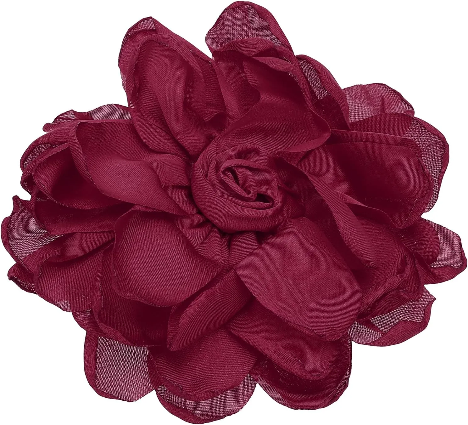 PATIKIL Rose Flower Hair Clips, Fabric Brooch Pins for Women Wedding Party Dance Dress Clothes Accessories Valentine's Day Gifts