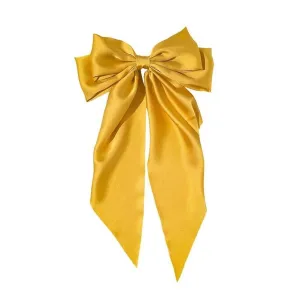 Ribbon Vintage Headwear Hairclip Satin Bow Bowknot Fashion Women hairbands for women's hair Hairpin Clip Headband Hairband