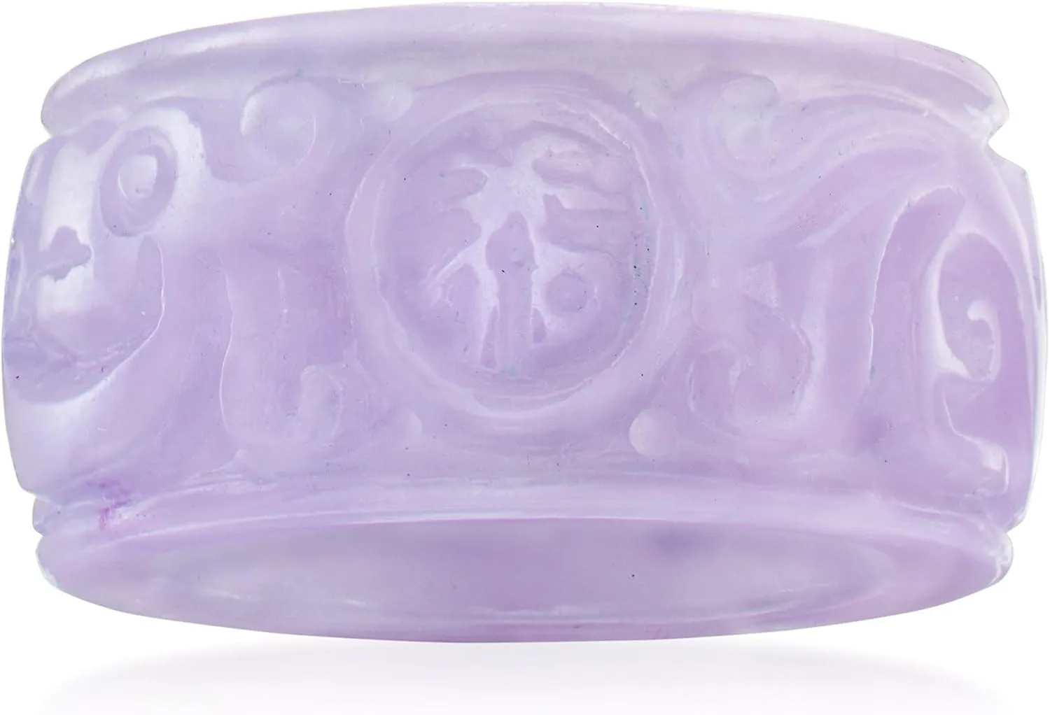 Ross-Simons Lavender Jade Good Fortune Ring