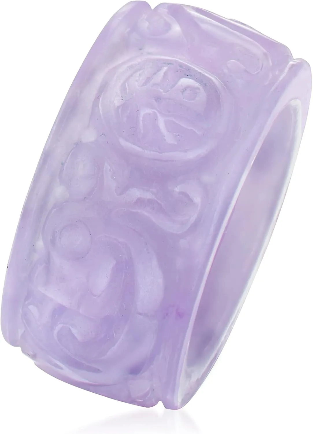 Ross-Simons Lavender Jade Good Fortune Ring