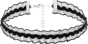 Simple Minimal Wavy Chiffon Sheer Stretchable Choker Everyday Essential Necklaces Aesthetic Jewelry Accessories Gifts for Women