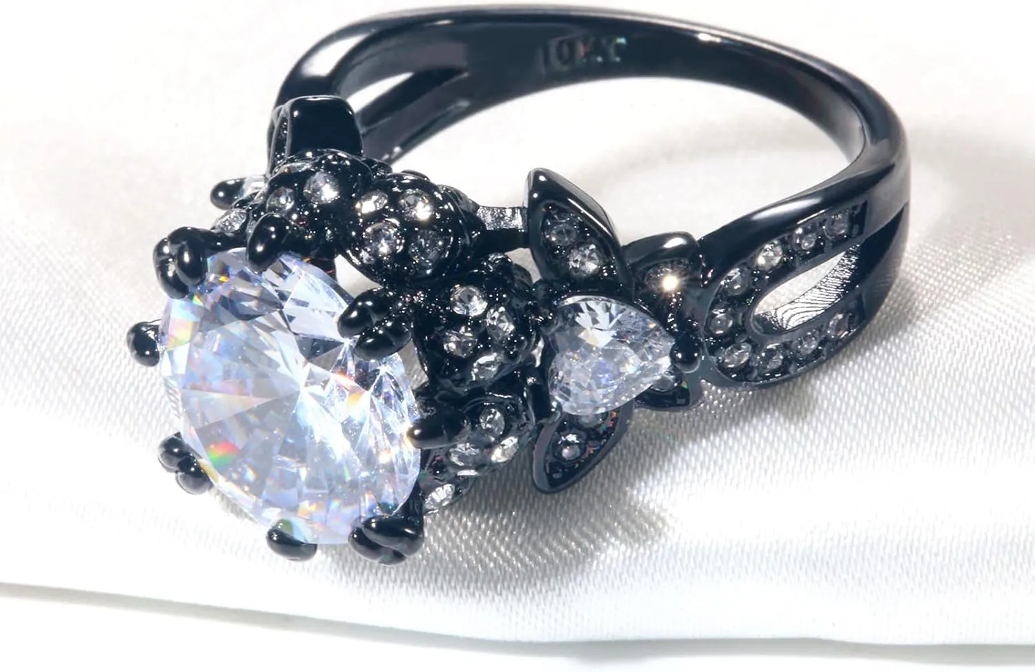 Skull Rings His and Hers Rings Couple Rings Skeleton Rings AAA Red Cz Womens Wedding Ring Punk Ring