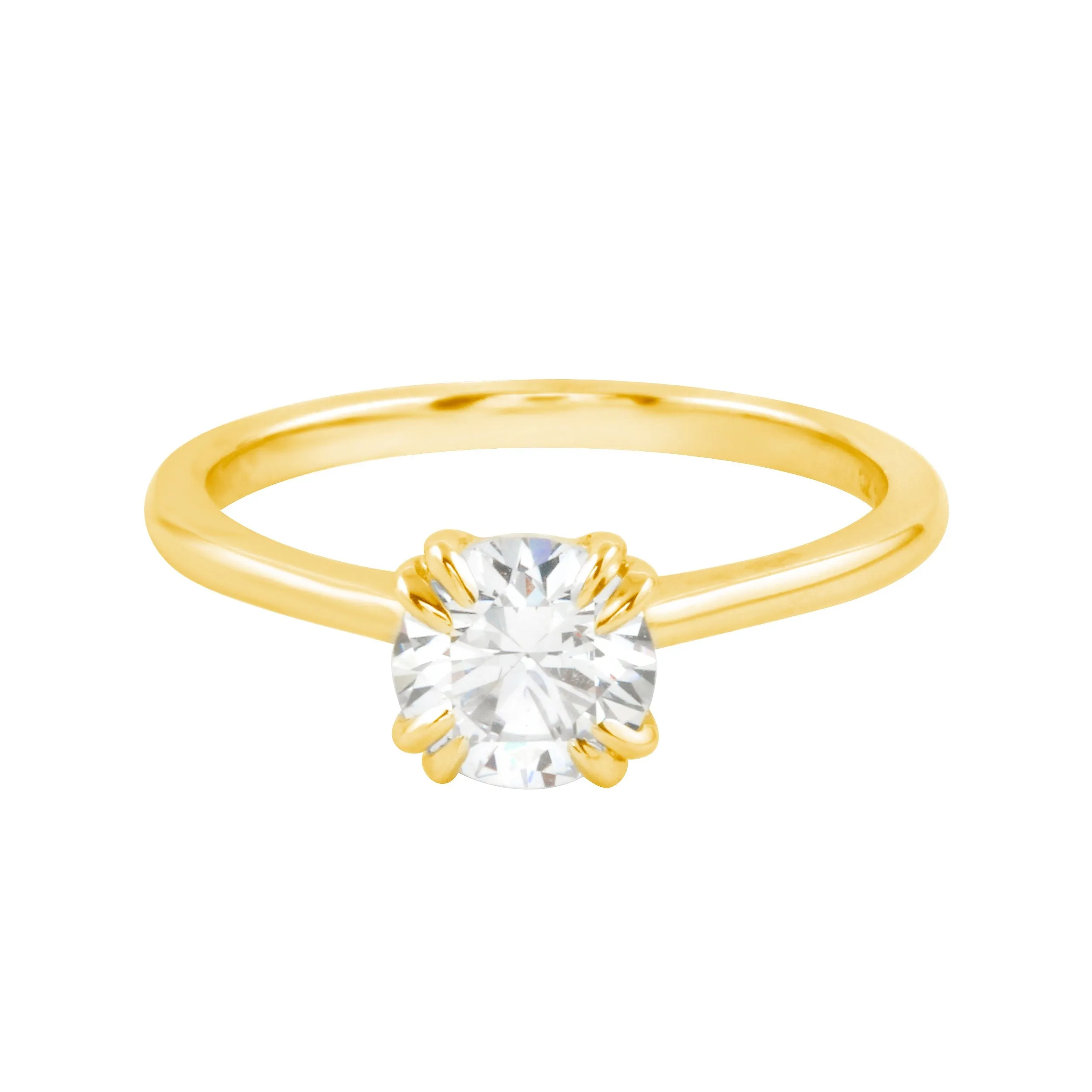 Solitaire Cushion Cut Diamond Solitaire Ring