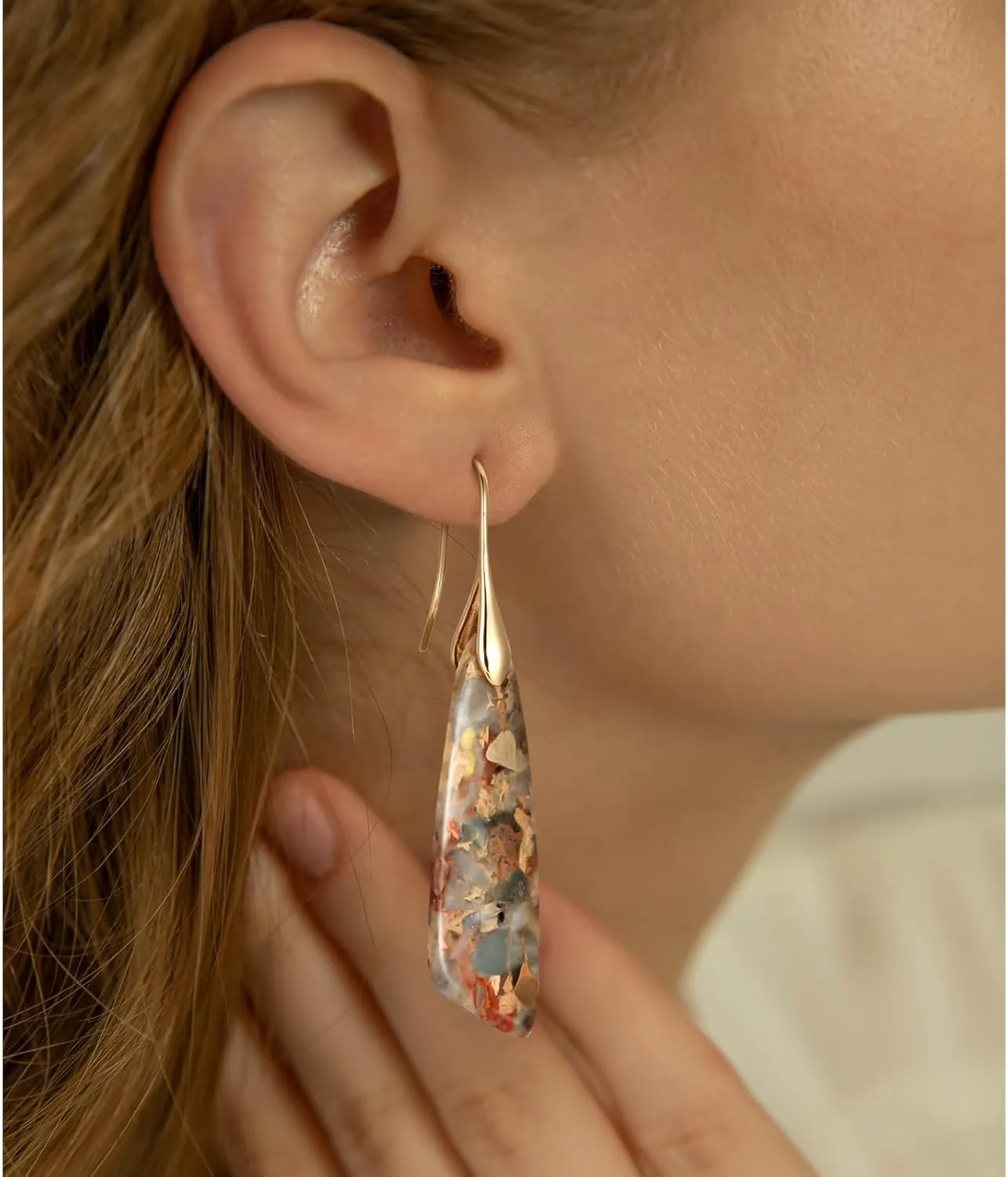 Stone Earrings for Women Trendy Vintage Dangle Earrings Drop Earrings Statement Earrings Jewelry Gifts