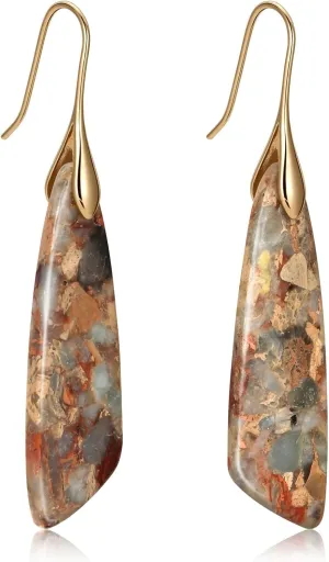 Stone Earrings for Women Trendy Vintage Dangle Earrings Drop Earrings Statement Earrings Jewelry Gifts