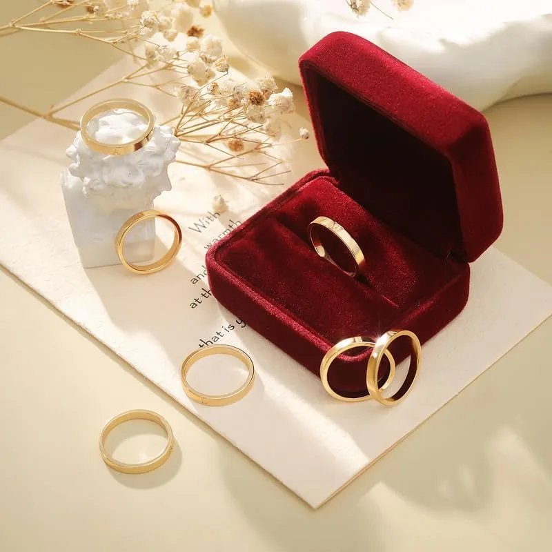 WFYOU 18K Gold Filled Initial Rings for Women that Don't Tarnish Dainty Gold Initial Ring Alphabet Letter Rings Wedding Bands Stackable Thin Thumb Pinky Finger Rings Gold Jewelry Gifts for Women